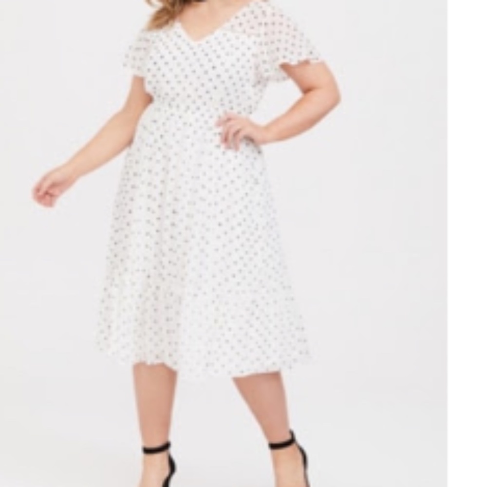 Torrid Polka Dot Skater Dress